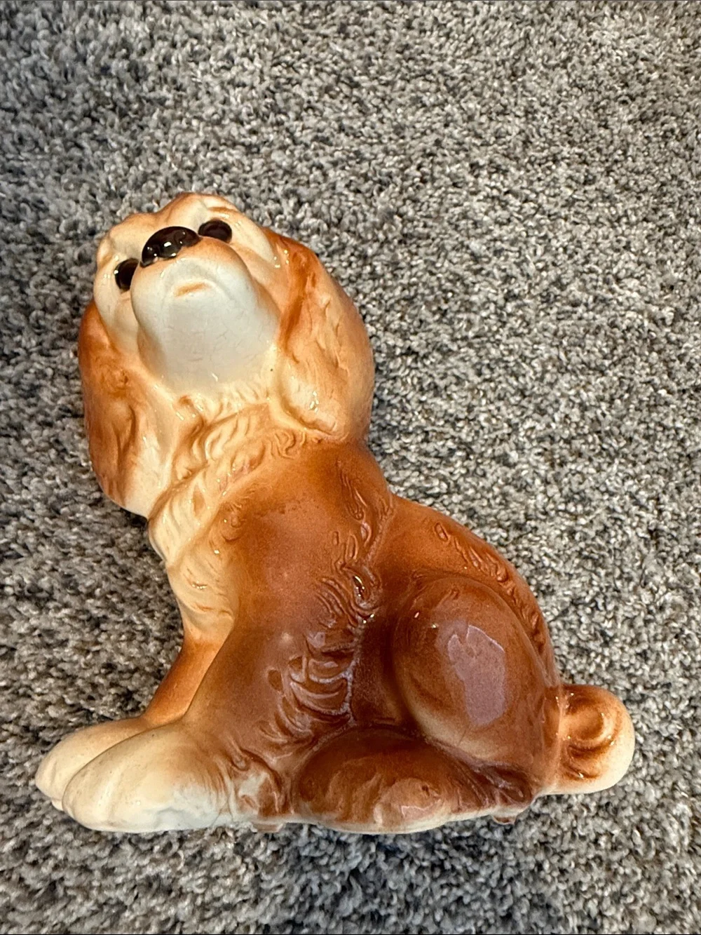 VINTAGE ROYAL COPLEY COCKER SPANIEL PUPPY DOG PLANTER 7-1/2